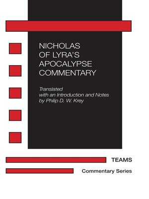 cover image of Nicholas of Lyra's Apocalypse Commentary